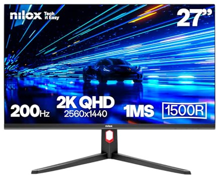 Nilox nxm27cv2k2001 Monitor 27 200hz hdmi DP curv