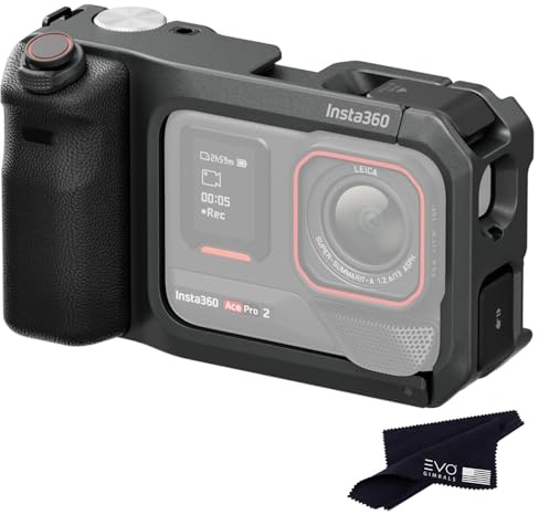 Insta360 Kit Ace Pro 2 Xplorer Grip Pro, prise en main plus confortable, transforme votre appareil photo en l'outil ultime pour la photographie de rue et les voyages urbains