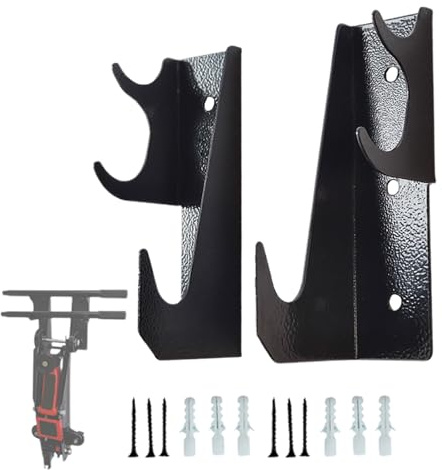 Jack Stand Wall Mount - Steel, As Per Picture, Jack Stands Holder, Floor Jacks Stand | Heavy Duty Organizer, Wall Mounted Storage Rack for Garage, Workshop, Vehicle, Home, DIY Use