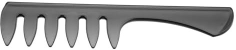 KICHOUSE Pettine per Chioma Vintage in Plastica Denti Larghi e Lisci, Accessorio Professionale da Salone per Styling e Teasing senza Danneggiare i Chioma, per Barber e Uomini