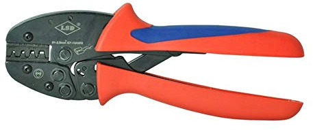 Crimper Hand Crimping Tools for Non-insulated Open Plug-type Connector 0.1-2.5mm² Ratchet Pliers