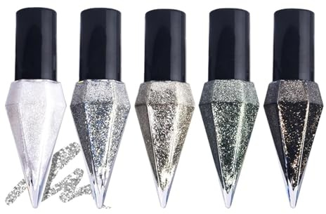 Delineador de sombras maquillaje purpurina impermeable 5 colores | lápiz de sombra brillante para reuniones en casa, pub, actuaciones escénicas, citas, ropa urbana, salidas, viajes,