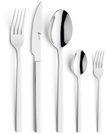 PW Paul Wirths Edge 8100 Besteck Set 30-tlg., 6 Personen, Edelstahl | Rostfreies und spülmaschinenfestes Tafelbesteck im praktischen Besteckkasten, perfekt für 6 Personen