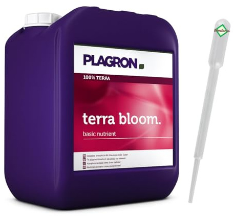 Weedness Plagron Terra Bloom 5 Liter - Grow Anbau Indoor Dünger Blütephase Organischer Bio Flüssigdünger Gurken Tomaten