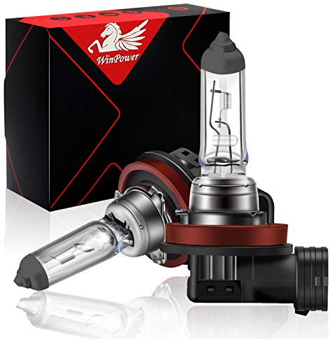 WinPower H11 55W Scheinwerfer Halogenlampen 3000K Gelb Super Bright 12V Auto Nebelscheinwerfer Lampen, 2 Stück
