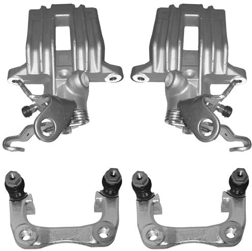 2x Bremssattel 2x Bremssattelhalter Hinterachse für Audi A3 für Seat Altea Leon Toledo III für Skoda Octavia für VW Eos Golf V VI Scirocco