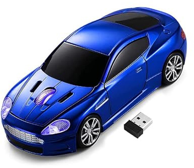 ECOiNVA Kabellose Auto Maus, Laptop Desktop Maus, PC Büro Computer Maus für MD (Blau)