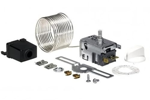 REPORSHOP - Termostato Congelador Compatible con Danfoss -33 Grados -8 Grados 077B7005 Original