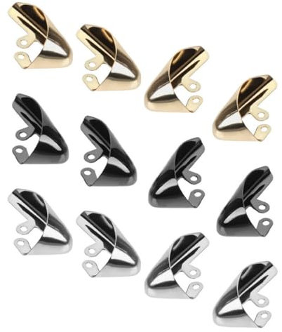 TENDYCOCO 12 Stück Metallschuhe Spitzenschutz High Heels Spitzenkappe Elegante High Heels Spitzenabdeckung Langlebige Schuhe Zehenkappe Für Die Reparatur Des Schuhschutzes