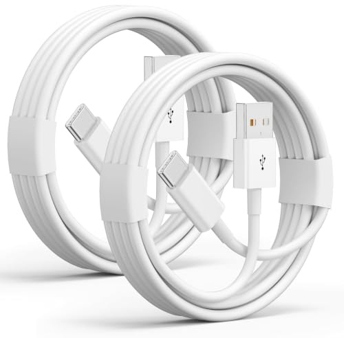 Quickeep Cable Apple Carplay para coche, [certificado Apple MFi] Cable USB A a Lightning para iPhone 14, 14 Pro Max, 13, Plus, SE 2nd/12/11/Xs/XR, cable de carga de coche (blanco, 3 pies)