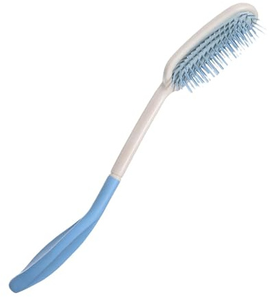 GkgWuxf Peine de vaca de mango largo | Peine largo multifuncional de mango largo - Elegante cepillo de mango largo, hermoso peine con mango largo para niñas