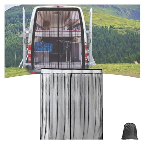 Zanzariera Porta Posteriore per Sprinter Tetto Alta, Magnetica Rete Anti-insetti per Portellone Auto Protezione Solare Zanzariera Porta Camper