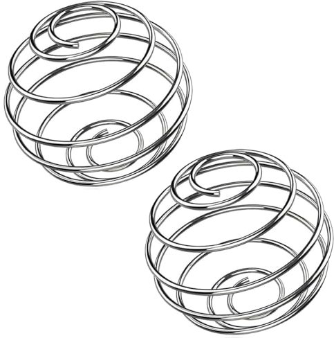 2 PCS Stainless Steel Bottle Mixer Ball, Shaker Balls, Protein Shaker Ball, Blender Balls for Mixer Bottles, Wire Whisk Ball for Gym, Workout, Smoothies, Protein Powder Mixing