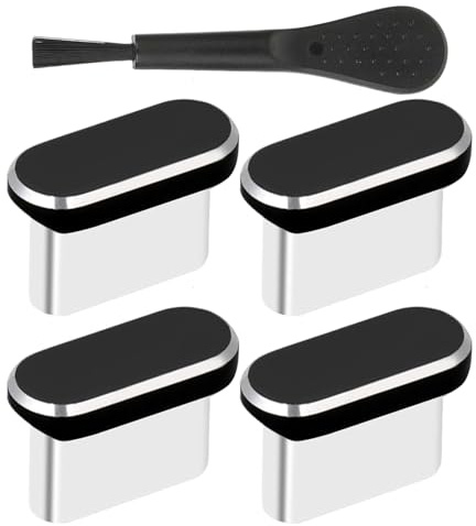 syayw Ricarica Porta Plug - Anti Dust Cap per USB C Lighting Devices | Protegge La Ricarica Di Ricarica Da Umidità Sporcizia | Mantiene Porte Pulite per Le Compresse Del Telefono Auricolare