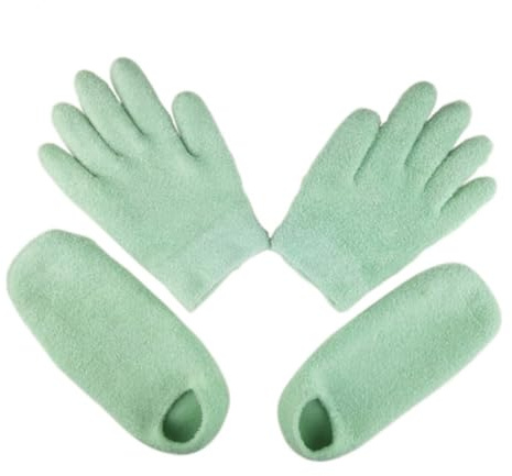 Cabilock 2 paires Exfoliants et Hydratants Spa pour Mains Soin Doux des Callosités et Peeling Soins Beauté pour Femmes Nourrissants et Hydratants