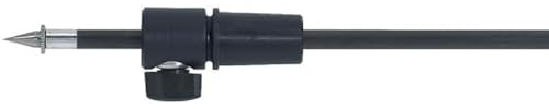 GEWA 414706 Kontrabasspik, spik för kontrabas, kon 29/32 mm, kolfiberstav Ø 12 mm, ultralätt, längd 40 cm, kromad spets