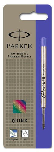 Parker S0909540 Kugelschreibermine, Strichstärke F, 1er Blister, blau