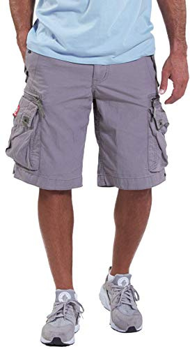 Molecule Clothing - Pantalón corto - para hombre gris gris