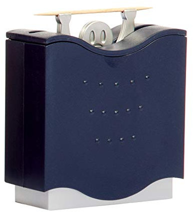 Zahnstocherspender Dispenser Pick a Boo Porta stuzzicadenti Guck. Uomini, Nero