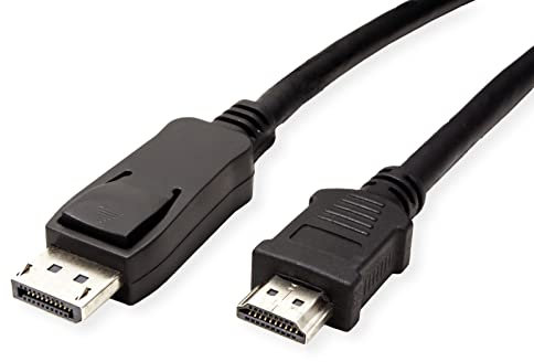 Value DisplayPort - Cavo DP HDTV, ST/ST, 2 m, colore: Nero
