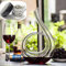 SDFSX Decanter per vino, soffiato a mano, in cristallo senza piombo, 1,2 l, 6 forme classiche, caraffa per vino rosso, accessori per vino, regalo per vino