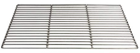 Massiver Grillrost 84 x 40 cm aus Edelstahl 6 mm rostfrei und elektropoliert