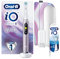 Oral-B Special Edition iO - 9 - Rose Electric Toothbrush, 1 High End Handle Using Revolutionary Magnetic Technology, 1 Magnetic Pouch with 4X Extra Toothbrush Heads - Designed by Braun