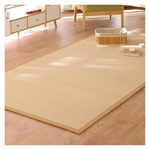 XILYZMO Bambusteppich, Japanisch Sommer Krabbelmatte, Fleckenbeständig Leicht Zu Reinigen Küchenmatten, Balkon Zimmer Nicht Rutschig Waschbar Bambus-Teppich (Farbe : 1.5cm, Größe : 150(W) x180(L) cm)