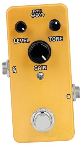 FUNOMOCYA Distortion Effect Guitar Pedal Mini Single-effect Distortion Pedal for Electric Guitar Analog Delay