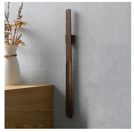 Skohorn 55CM Trä Långt handtag Magnetisk Skohorn Lång Sko Sked Horn for skor Bär Sko Enklare stöd Skohorn Skohorn för Män, Kvinnor (Color : C)