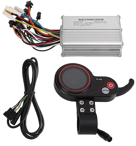 Yechiry 10-Zoll-Elektroroller-Controller-Komponente, Elektroroller mit Controller-Display, Kommunikationsleitung aus Aluminiumlegierung für Elektroroller, Einfache Installation