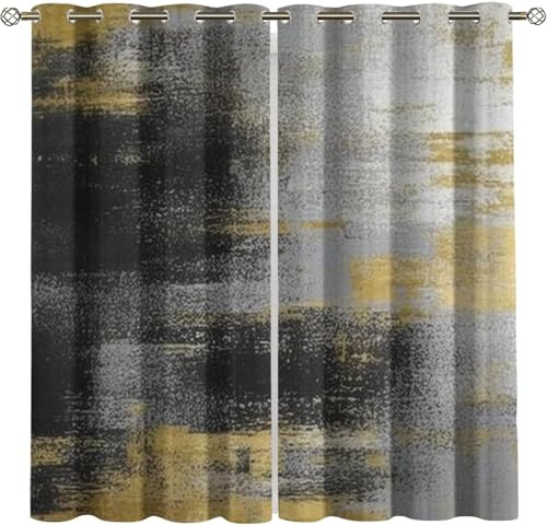 Pencil Pleat Blackout Curtains Color Art 170X200 Cm (W + H) Indoor Blackout Curtain, 3D Thermo-Insulating Window Curtains Polyester Material Bedroom Drapes Blackout Curtains -714235134