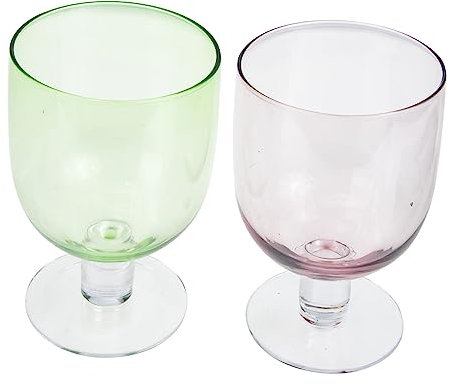 Cabilock Copas De Vino Tinto 2 Piezas Irrompibles Diseño Único Bar Decoración Práctica