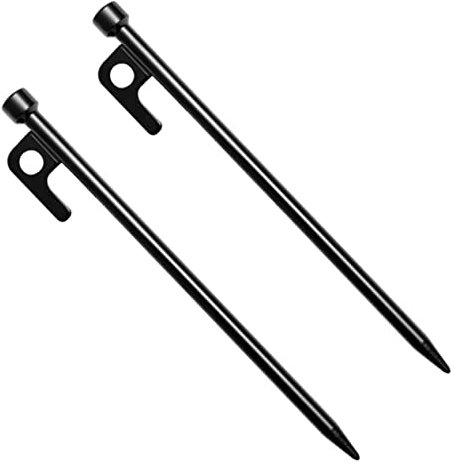 ibasenice 2stücke Teiliges Metall Zeltheringe Langlebig Robust Wetterfest Zeltnägel Für Camping Outdoor Zeltbefestigung Starke Bodenanker Für Sand Gras Hartboden