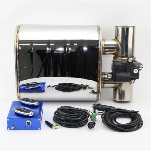 YSQHSODS Auto Endrohre Für E46 Modifizierter Auspuffschalldämpfer 304 Edelstahl Elektronisches Fernbedienungsventil Auspuffrohr Geeignet Tail Throat(63mm 1)