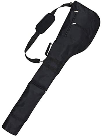 GALPADA Tragbare Golfschläger Tasche Strapazierfähigem Material Faltbarer Golf Club Container für Männer und Frauen für Reisen und Outdoor Aktivitäten Schwarz
