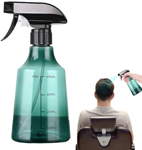 Vaporisateur pour cheveux, flacon pulvérisateur rechargeable, récipient de solution de nettoyage vide de 500 ml avec buse réglable pour les voyageurs de soins des animaux de compagnie