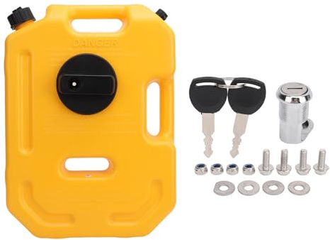 Tank de Torvex, almacenamiento de gasolina puede 2.6 galones compatibles con motocicletas UTV ATV Cars, contenedor de gasolina de repuesto para la copia de seguridad del vehículo (ABS 2)