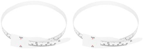 TOVINANNA Lot de 2 Mètres Rubans de Mesure Souples pour Tour de Tête et Bras 60 CM 24 Pouces 13 CM de Large Mètre Ruban Petit et Précis pour Mesures Corporelles et Pédiatriques