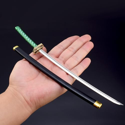 nyyuqi 1/6 Scale 10.23'' Samurai Sword Katana W/Scabbard Metal Fit for 12'' Action Figure Custom （#04）