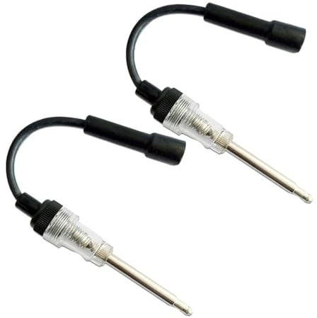 CTIRCHIU Probador de Encendido para Sistema de Ignición y Bujías, 2 Piezas Dos Orificios, Material Metálico y Plástico, para Diagnóstico y Comprobación