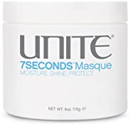UNITE Hair – 7SECONDS Masque – Deep Conditioning Treatment to Restore Elasticity, Strength & Long-Lasting Shine – Intensive Hydration for All Hair Types – 4 Fl Oz
