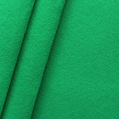 Bastel Filz Stoff Stärke 3,0mm Breite 90cm Meterware Gras-Grün
