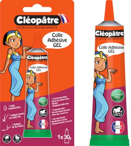 Cléopâtre - BLCE30 - Blister Colle écolier en tube alu 30gr
