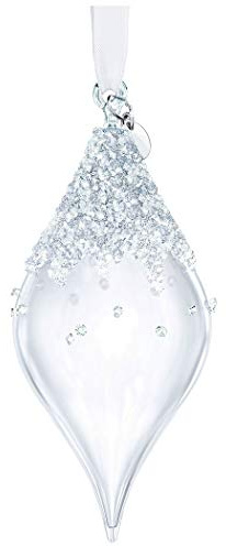 Swarovski Christmas Ornament, Kristall, transparent, 10.3 x 4.5 x 4.5 cm