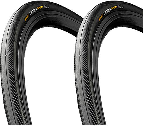 2X Continental Ultra Sport 3 E-25 Draht 28x1,25 32-622mm 700x32C Reifen+Flicken