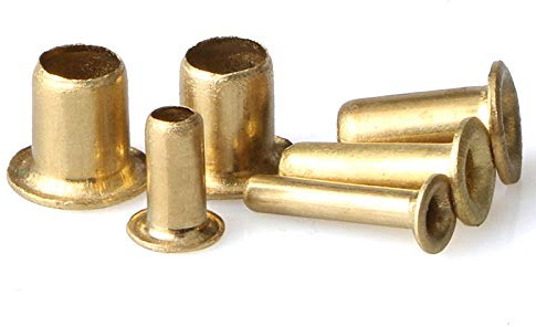 Ding&ng Ojales de Remache Huecos, Hebilla de Ojo de latón, Hebilla de Ojo, Remaches pasantes M4M5M6-M5 * 10 【20 tabletas】