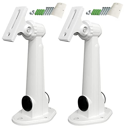 Wandhalterung Kamerahalterung Ständer TAIZER 2 Stück verstellbare Universal-Wand-Deckenhalterungen Aluminium 360° CCTV-Überwachungskamera-Halterung Wandhalterung Kamera Heimüberwachungssystem