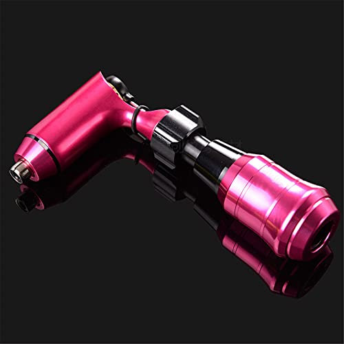 Macchina rotativa del tatuaggio per la mitragliatrice rotativa del tatuaggio della fodera per l'ombreggiatura Cavo RCA diretto potente del motore potente del colpo Strong,Rosa