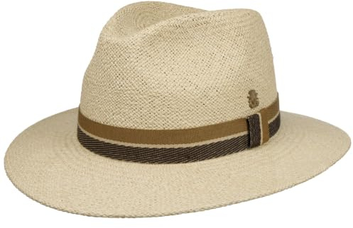 CAPPELLISHOP Andrew Farmer Cappello Panama Traveller rips unicolore Prodotto in UE Uomo Primavera Estate